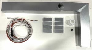 Vinkeldroppränna med 3 meter värmekabel och snabbkontakt VDR-AA