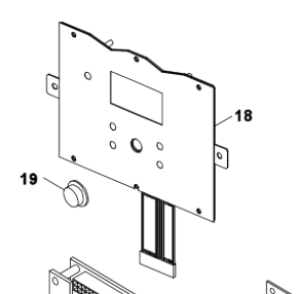 018B. Front Display Bosch Compress 3500/5000/6000