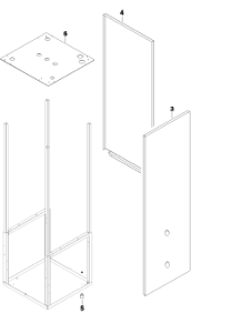 003A. Right panel plate to IVT and Bosch Heat Pumps