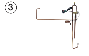 Expansion valve with pipe kit 7.5-10.5 kW 0650-