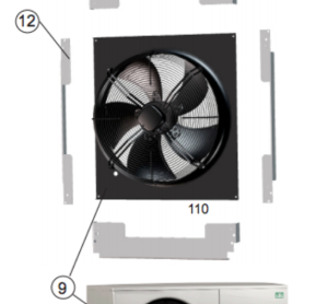 Fan Ø 560mm 5-leaf 1011-