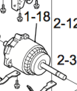 Fan motor for Nordic Inverter 12 HR-N inner