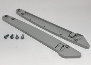 134. Gavlar aluminiumdörr övre-och undre