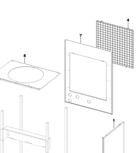 007A. Baking tray Optima and Bosch EHP pumps