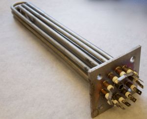 Immersion heater 9 KW round elp.