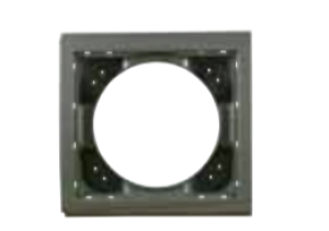 Fan cover, front plastic