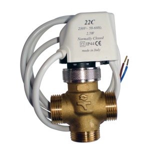Shuttle valve 3-way 3/4"