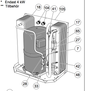 105. Refrigerator compartment 12kW (10) F-xx10 / 15