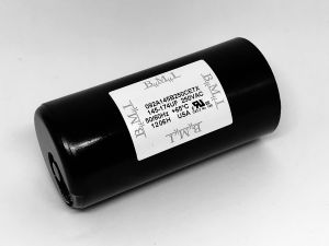 Starting capacitor compressor
