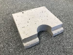 Ceramics grate