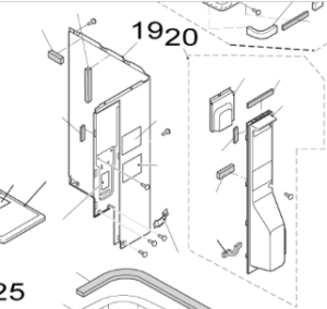 019. Plåt H till Nordic Inverter och Bosch Compress utedelar