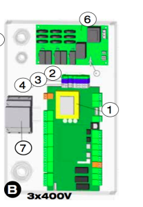 Relay PCB 408 Uh 3x400V